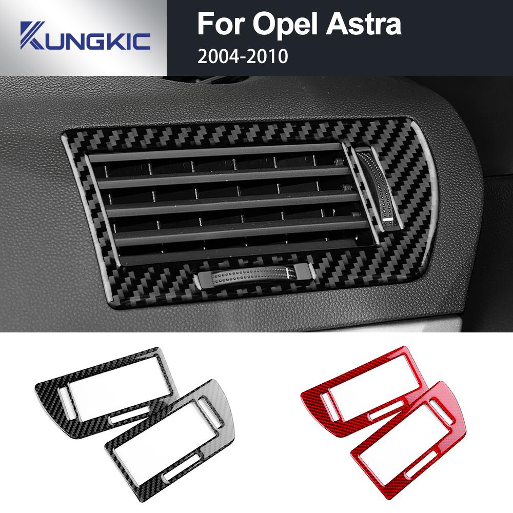 Per Vauxhall Opel Astra H MK5 2004 2005 2006 2007 2008 2009 2010 Vera Pellicola Adesiva in Fibra di Carbonio Morbida Pannello Cruscotto e Bocchette Aria Auto