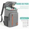Oxford Insulated Backpack Insulated Large Capacity Cooler Bag Portable Thermal Lunch Bag  Picnic