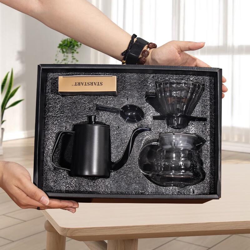 STAR-START Pour Over Kaffeekanne Set