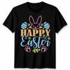 Happy Easter Bunny Rabbit Face Funny Easter Day Unisex TShirt
