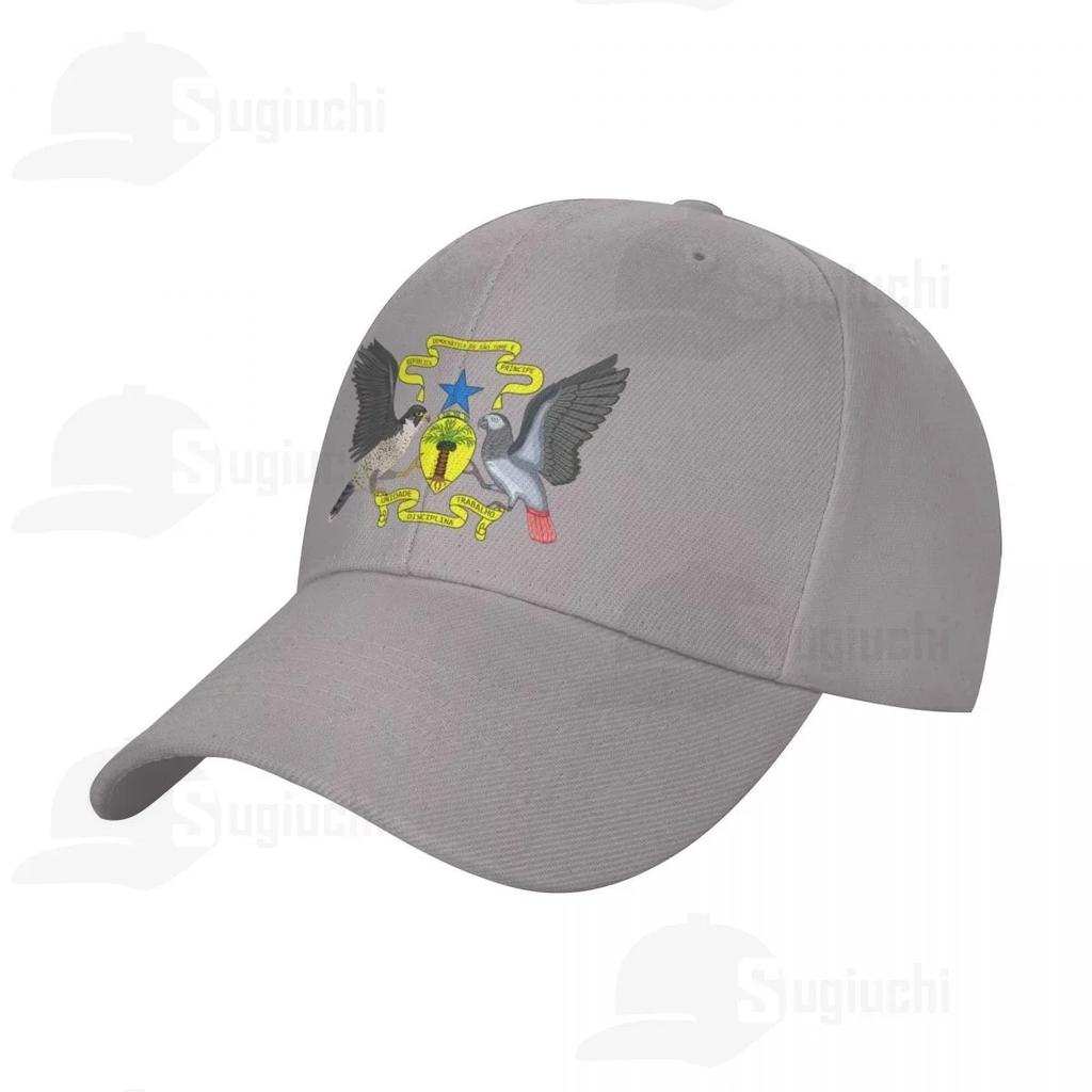 2025 National Emblem Of Sao Tome And Principe Coat Of Arms Sun Baseball Cap Dad Hats Adjustable For WoUnisex WoWoUnisex Unisex Outdoor Hat