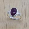 Amethyst Silver Women Ring, Natural Gemstone & 925 Sterling Silver Handmade Antique Jewelry, Valentine's Day Gift For Her