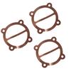 3PCS Valve Plate Gaskets Washers For Oil Free/Oil Machine Air Compressor Air Cylinder Head Base Valve Plate Gaskets Washers Pad