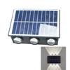 Warm/White/RGB Lights Solar Wall Lamp IP65 Waterproof Automatic Outdoor Lighting  Courtyard