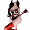 Sexy underwear suspender onesie lace suit seduction uniform hollow sexy small chest women's steel ring