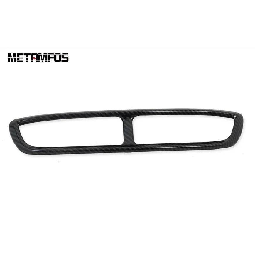 Center Console Air Condition AC Vent Outlet Cover Trim Sticker For Hyundai Tucson   Carbon Fiber Interior Accessories