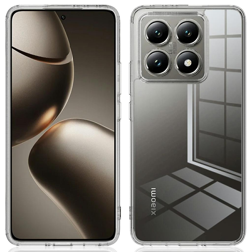 Przezroczyste etui na telefon Xiaomi 14T Pro TPU+Akryl Wstrząsoodporna tylna obudowa telefonu