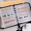 Nail Art Storage Book Dustproof Nail Art Display Collection Book Large Capacity Manicure Product Showing Book