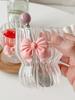 Vintage Ripple Cup Butterfly Decorated Iced Coffee Cup Suitable for Juice Beer Beverage Water Dessert Beverage Coffee