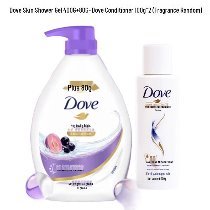 

Dove Refreshing & Brightening Shower Gel with Essence Set