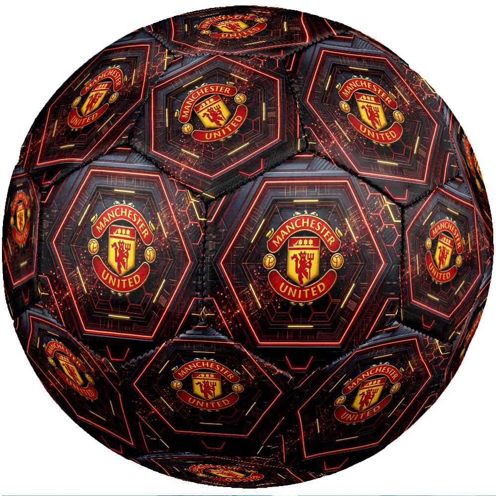 Pallone da calcio tema Manchester United Taglia 5 Pallone da calcio Tocco Morbido Pallone da calcio per Allenamento Professionale per Sport all'Aperto