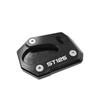 Pour Honda Dax ST125 2022 2023 DAX ST125 Moto CNC Béquille Latérale Support de Pied Extension de Béquille Plaque de Support Béquille Élargie (Noir)