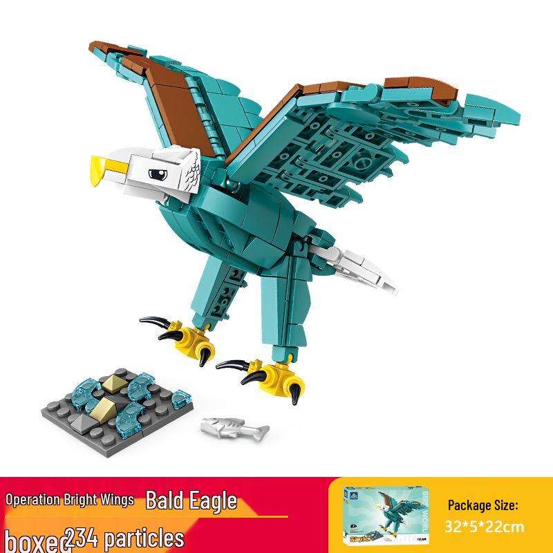 Kai Zhi Compatible Lego Insect Toy: Mantis Model Building Blocks for Kids, Educational Animal Jigsaw Puzzle Gift