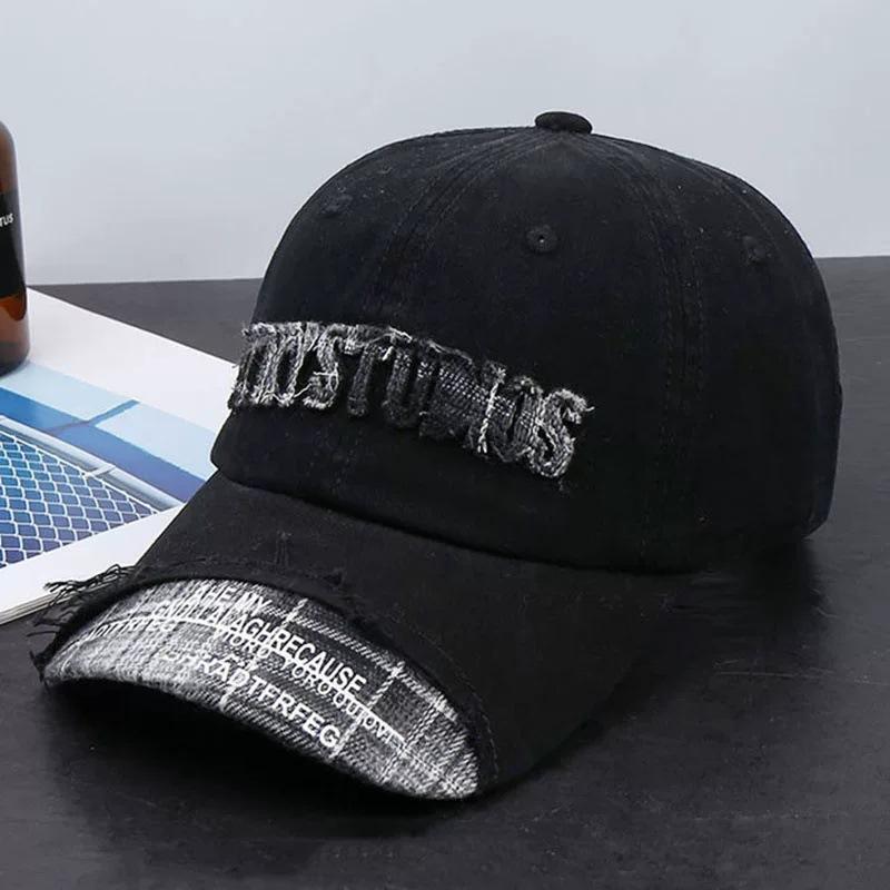 Fashion Hat American retro baseball cap trendy fashion casual summer sun protection shade versatile cap children's new