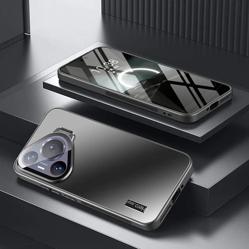Case For HUAWEI Pura 80 Ultra Camera Lens Protection Invisible bracket Holder Shockproof Cover for Pura 80Pro + Matte Bumper Shell