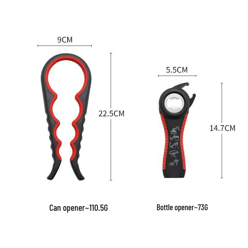 5-in-1 Multi-functional Anti-slip Can, Jar and Bottle Opener