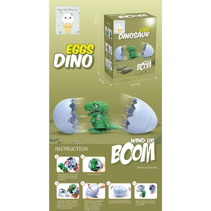 New Jumping Egg Cute Beast Clockwork Dinosaur Twisted Egg Cute Shape Toys Is Suitable For The Creative Funny Children's Toys