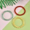 Natural Stone Beaded Bracelets With Card 8mm Apatite Amethysts Carnelian Tiger Eye Stone Stretch Bracelets For Women Men