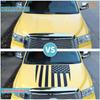 Aunginsy Front Hood Panel Decal Sticker Compatible with Toyota Tundra 2007-2013 Car Front Hood Engine Panel Precut Vinyl Decal American Flag Graphic