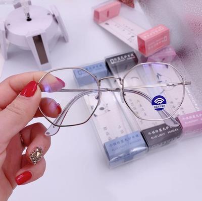 Fashion Eye Wear Metal Myopia Optical Mirror Anti-blue Light Glasses Vision Care Eyeglasses