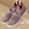 Women's Slip On Sneakers Casual Lightweight Workout Flats Shoes for Women Non Slip Walking Shoes Comfortable Office Loafers Knitted Dress Shoes