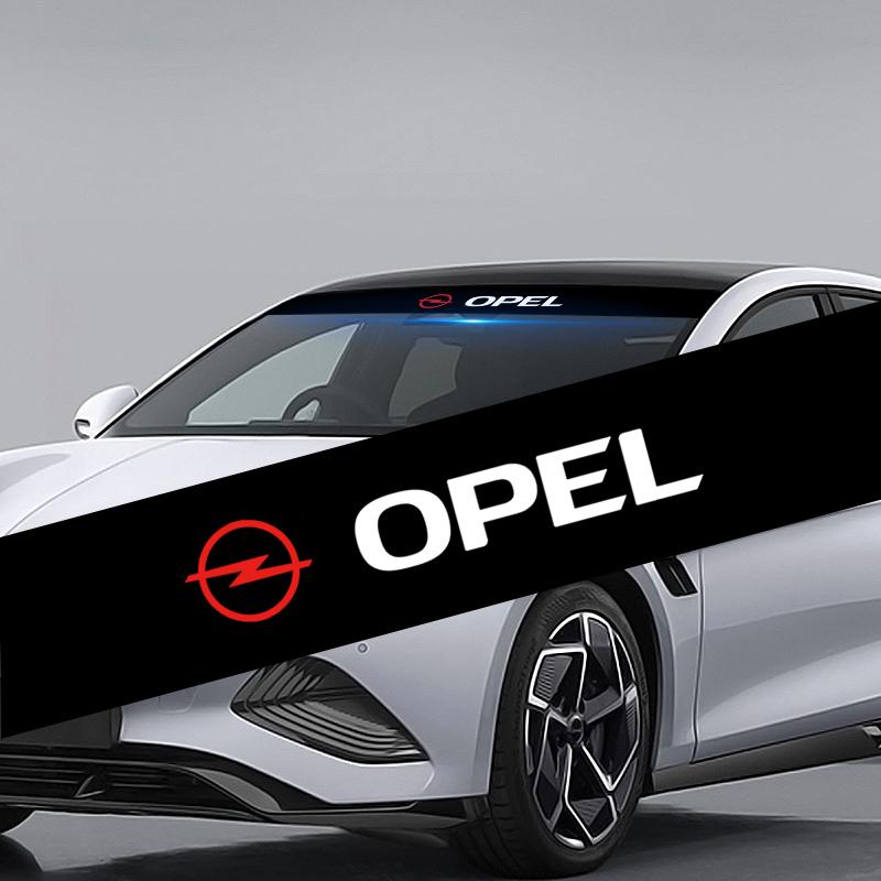 Car Front Windshield Stickers Front and Rear Decorative Emblem For Opel Insignia Astra Antara Meriva Zafira H G Corsa