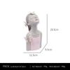 Nordic Handmade Light Luxury Girls Resin Crafts Ins Ornaments Living Room Home TV Cabinet Desktop New Decoration