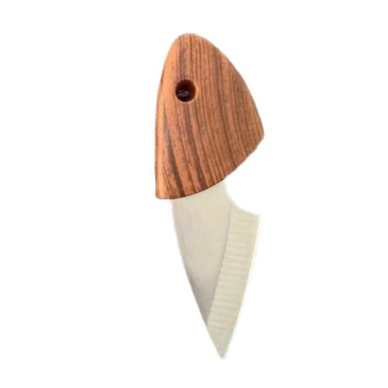 Portable and Practical Little Dolphin Wood Fish Fruit Kitchen Household Dolphin Multi-functional Sharp Kitchen Knife
