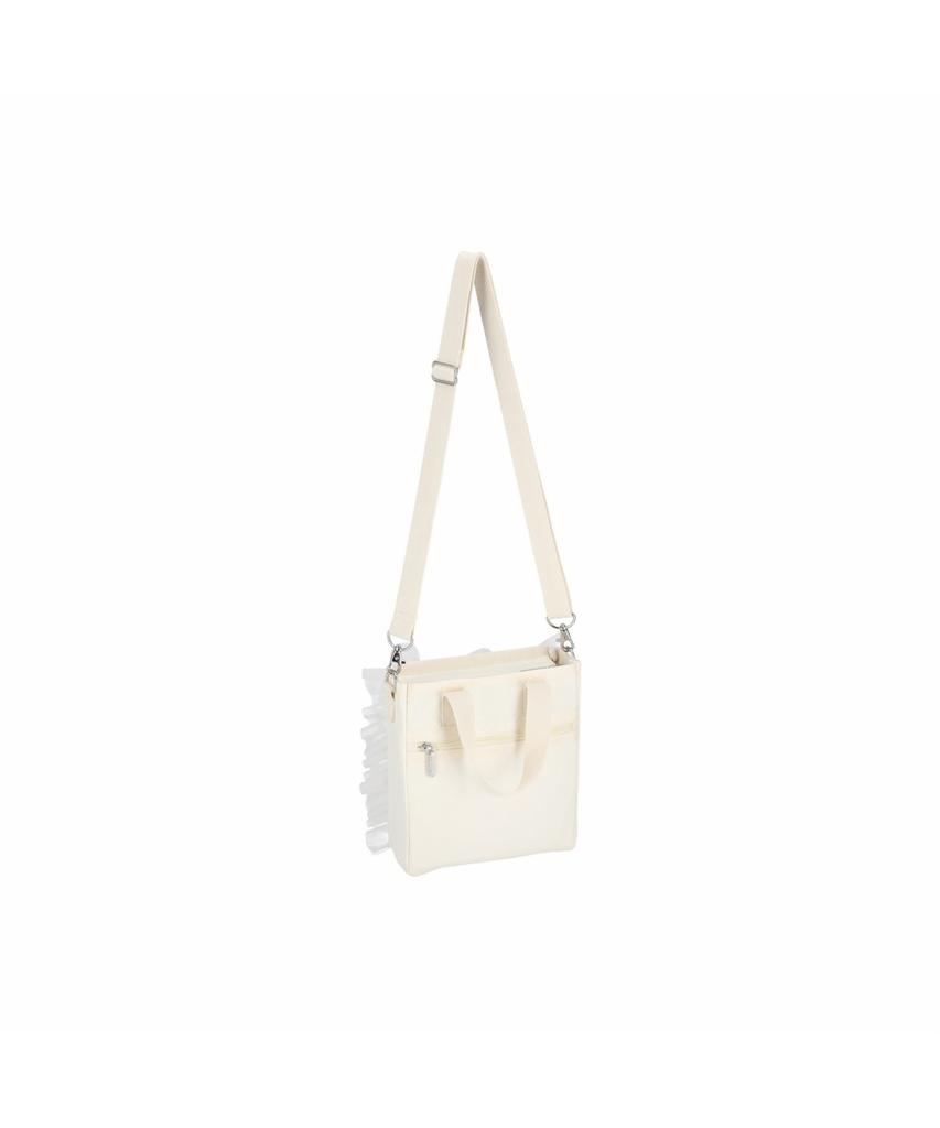 Lesportsac Melange Lace Ruffle N/S Ruffle Mini Torba Tote [1832.Ld64]