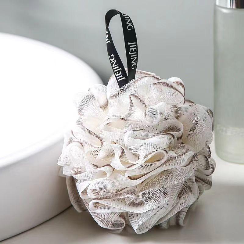 Luxury Large Bath Ball Soft Durable Exfoliating Bath Flower for Gentle Cleansing
