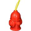 Red Fire Hydrant Water Cup Novelty Party Supplies Creative Fire Hydrant Straw Cup  Boys