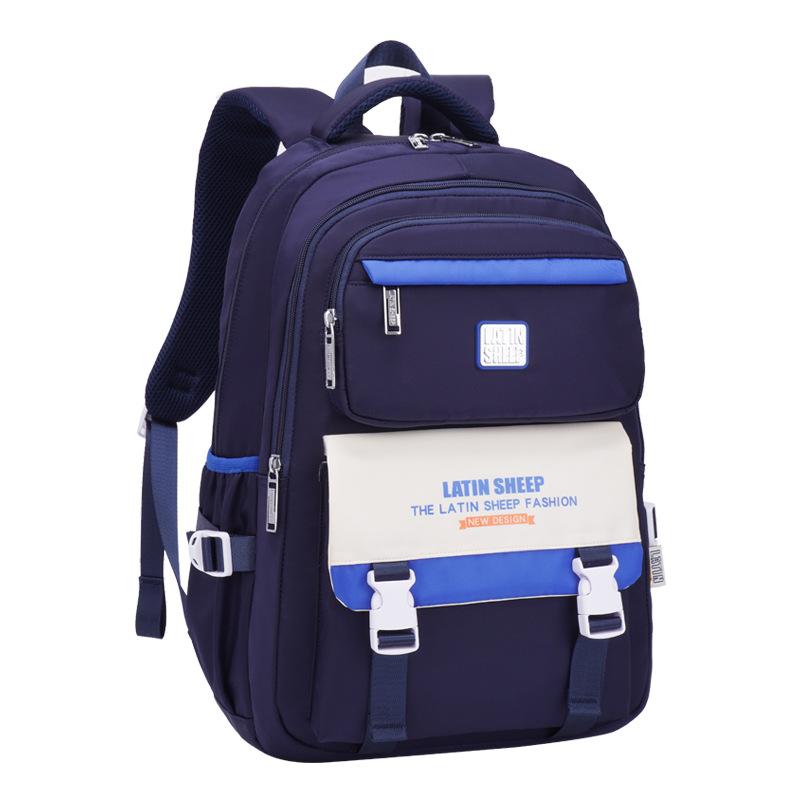 Elementary School Bag Female Junior High School Student High School Student College Student Fashion Spine Care Lightweight Large-capacity