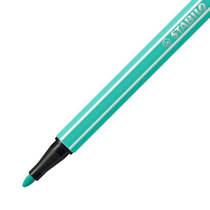 Feutre - STABILO - PEN 68 - Lot de 10 - Vert de glace - Pointe 1 mm