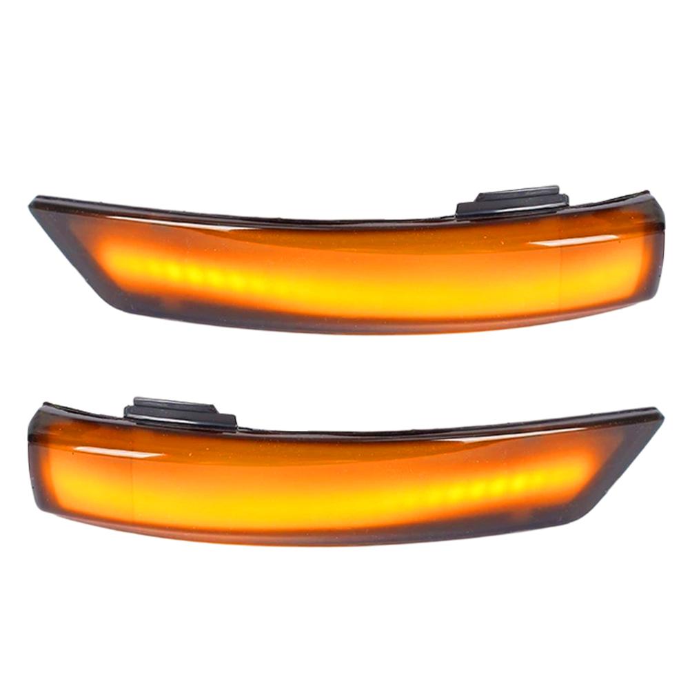 2Pcs LED Mirror Turn Signal Light Waterproof LED Dynamic Turn Signal Light Flowing Water Blinker Flashing Light Car Accessories