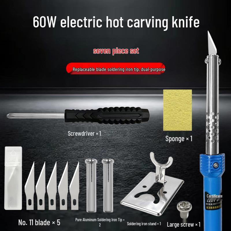 

60W Electric Soldering Iron & Carving Knife Set for Home Repair and Welding