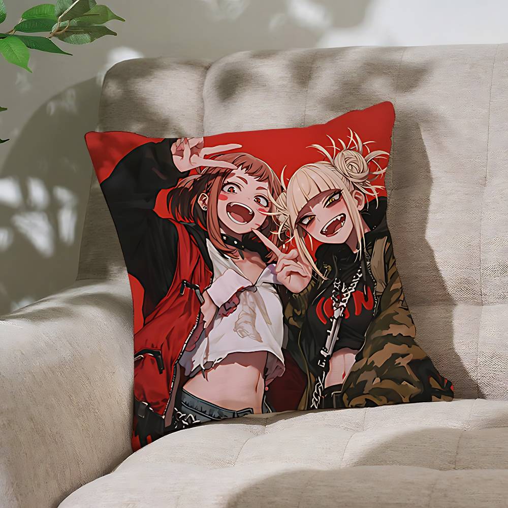 

Animation Characters H-Himiko-TogaS Pillow Case Cushion Cover Soft Cute Throw Pillow Case For Car Sofa Pillowcase Polyester With 40cmx40cm