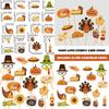 Paper Thanksgiving Day Photo Booth Accessories For Holiday Event Decor Set