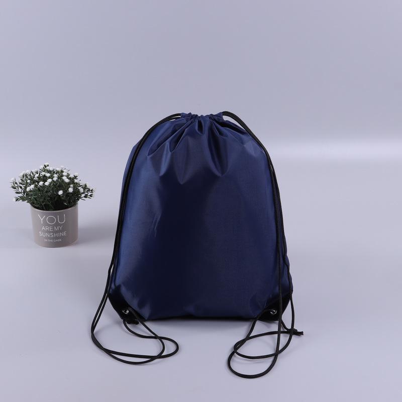 Custom Logo Polyester Drawstring Backpack for Marathon