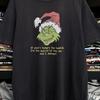Y2K Grinch Hungry Humbug Promo T-Shirt Black XXL