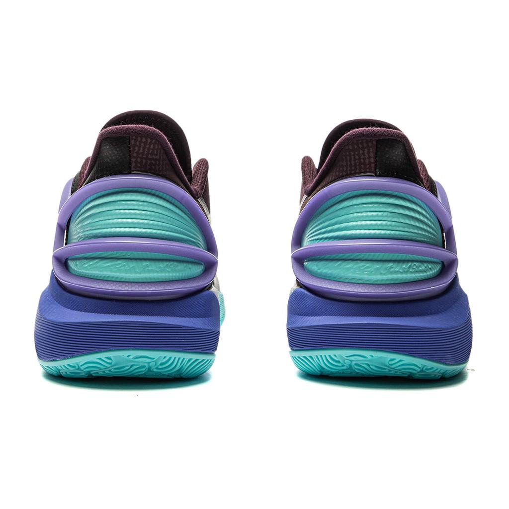 Li Ning CJ 3 Cushioning Slip Resistant Abrasion Resistant Lightweight Rebound Low top Basketball Shoes Men's Black Blue ABAU007-15