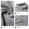 Septwolves Men's Long-Sleeve Commuter Polo T-Shirt