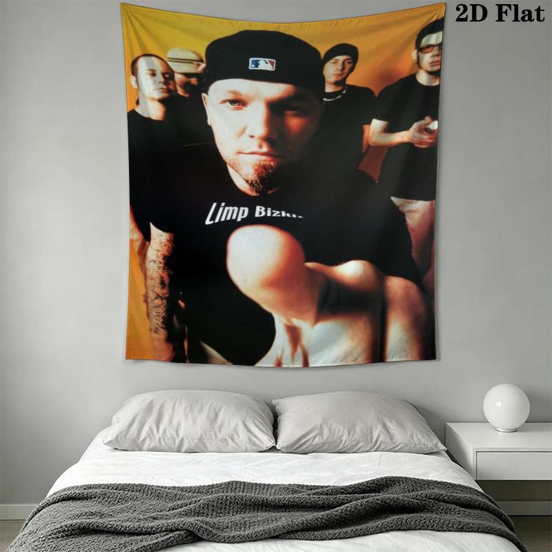 Limp Bizkit Wall Tapestry Aesthetic Wall Hanging Printed Fabric Blanket Decorative Tapestries for Bedroom Living Room Home Decor