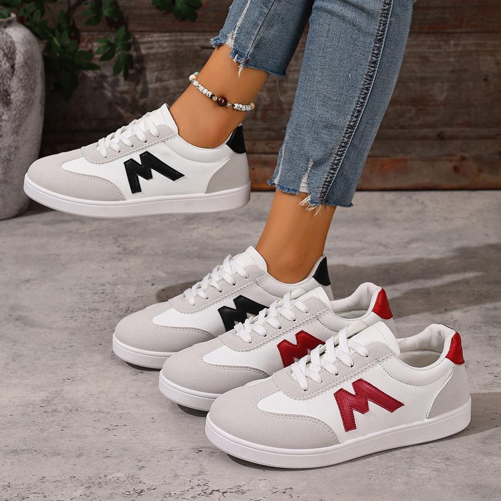 Fashion Women Designer Sneakers Round Head Deep Mouth Light Sneakers Versatile Breathable Cross Lace Casual Sneakers Zapatos De Mujer