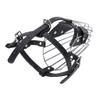 Adjustable Strap Metal Basket Muzzle Iron Frame Bite Proof Muzzle Anti Eat Muzzle  Walking Outside