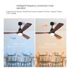 42 52 Inch Ceiling Fan with Light, DC Motor, Remote Control, Solid Wood Ceiling Fan Light, Dining and Living Room Pendant Light