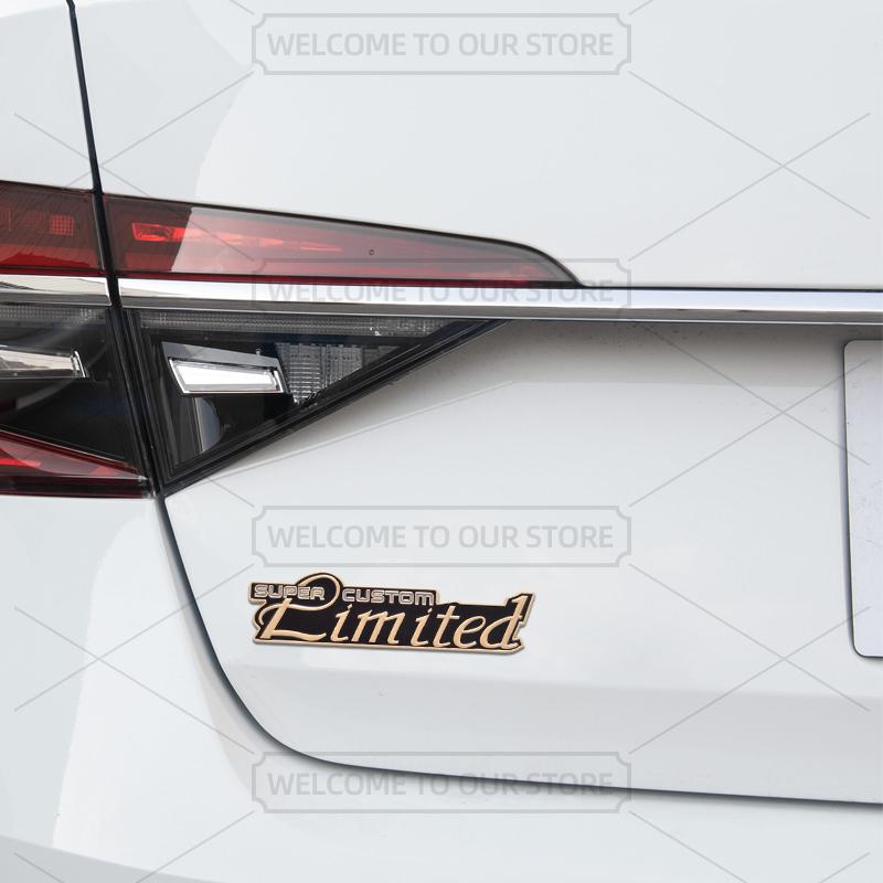 Emblemă Metalică 3D Super Personalizată Ediție Limitată Decaluri Body Autocolant Spate Auto Pentru Toyota Ford Hyundai Kia Mercedes BMW Skoda