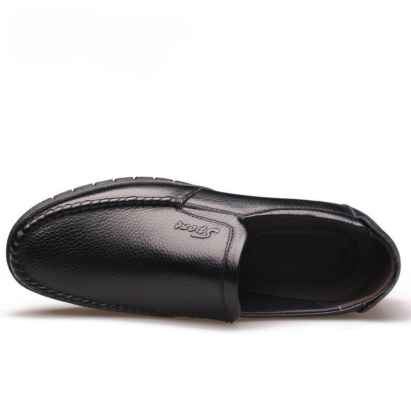 Hochwertige handgefertigte Freizeitschuhe aus echtem Leder Sneak Herren Loafer Jugendliche Fahrschuhe Herren Formelle Schuhe Schuhe für ältere Menschen