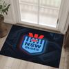 NSW Blues Design Crystal Velvet Carpet Cozy Non?Slip Printed Rug For Bedroom Living Room Entrance