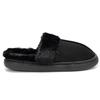 Men's Warm Slippers With Fur Black Dijere 44/45