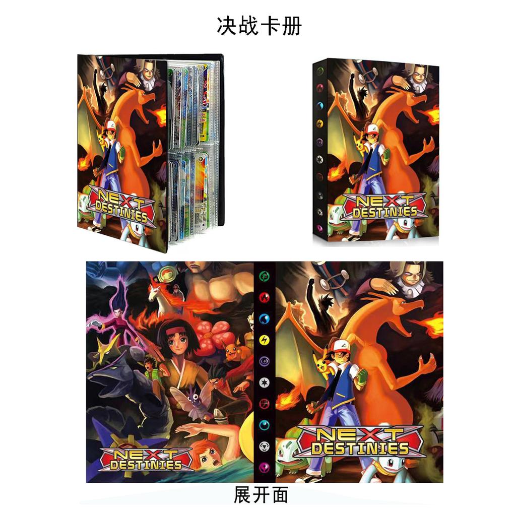 Pokémon Album, Binder 240, Sbírka karet Pokémon, Kreslená mapa, Dětské hračky